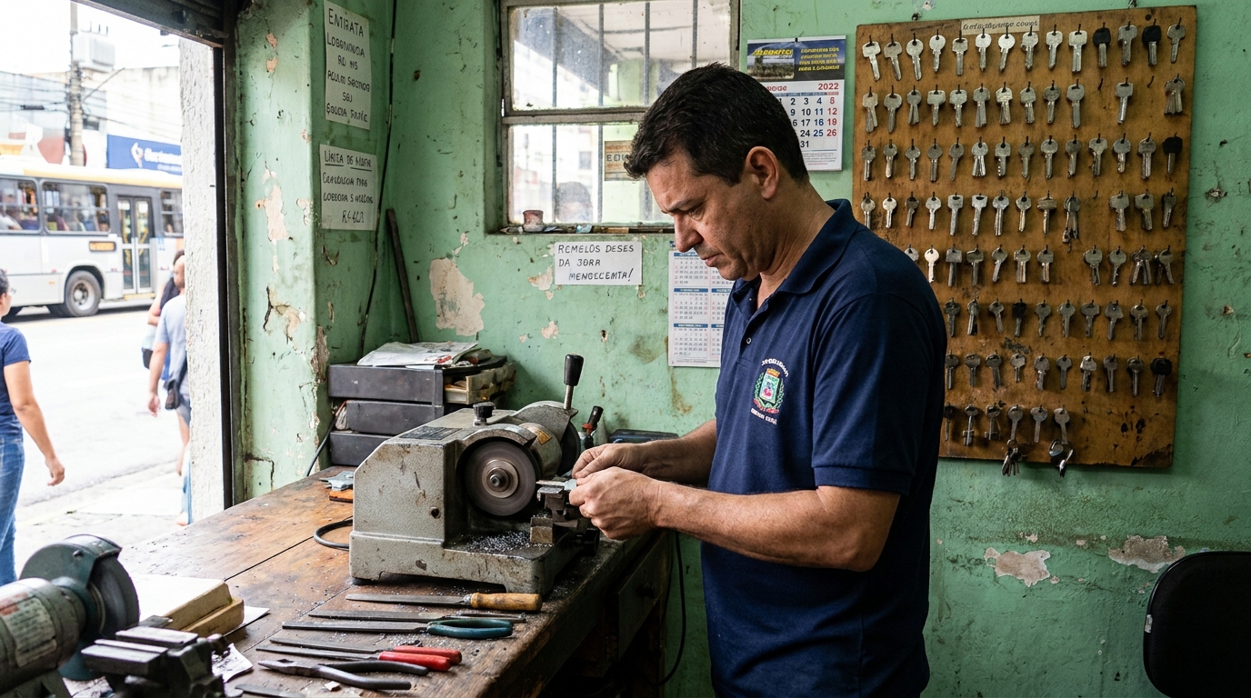 Cópia de Chave Residencial profissional em Indaiatuba‑SP