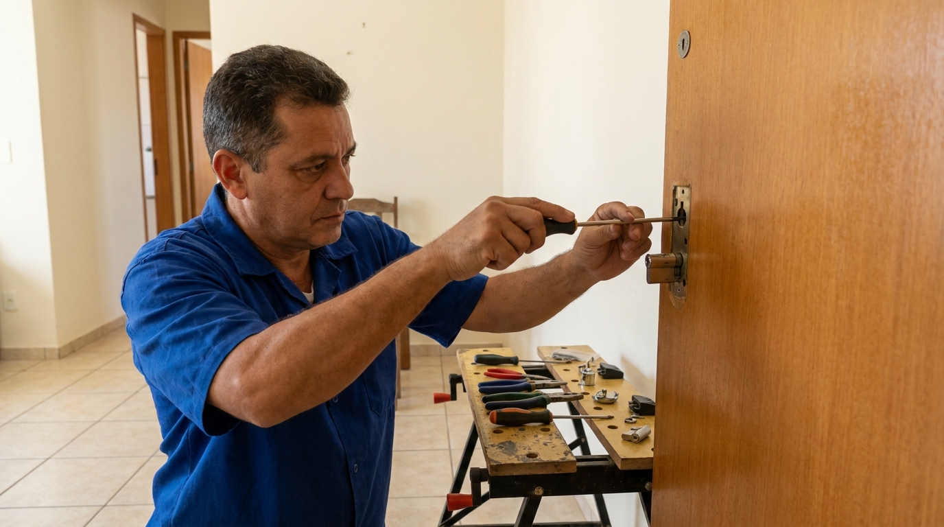 Troca de Segredo Residencial 24 horas em Indaiatuba‑SP